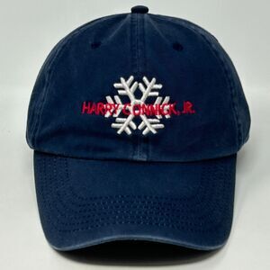 Harry Connick Jr Dad Hat Baseball Cap Blue Strapback Snowflake Winter Christmas